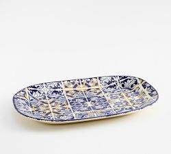 Lisbon Stoneware Serving Platter