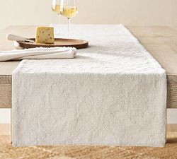 Tanner Textured Cotton Table Runner