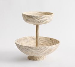 Tava Handwoven Tiered Stand