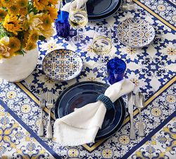 Mosaic Organic Cotton Table Throw