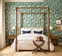 Chris Loves Julia Stacked Ball Canopy Bed