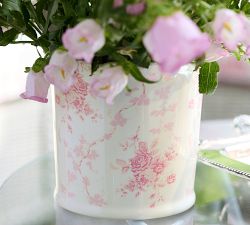 LoveShackFancy Rose Ceramic Cachepot