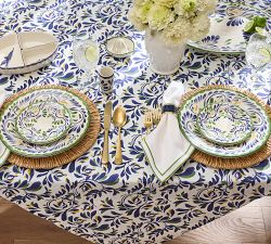 Puebla All Over Organic Cotton Table Throw