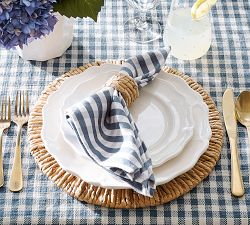 Baxter Gingham Cotton Napkins - Set of 4