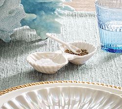 Pearlescent Shell Salt &amp; Pepper Pinch Jars