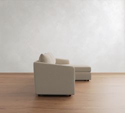 Charlotte Chaise Sectional (100"&ndash;112")