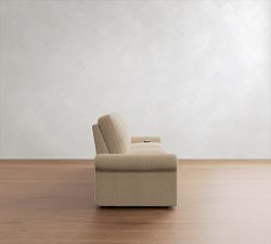 PB Comfort Modern Roll Arm Power Reclining Sofa (85"&ndash;118")