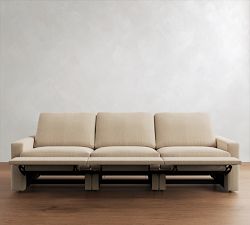 PB Comfort Modern Square Arm Power Reclining Sofa (79"&ndash;112")