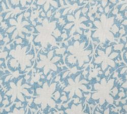 Belgian Flax Linen Fleur Sheer Curtain