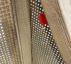 Open Box: Atwood Cane Counter Stool (26") - Performance Boucle Oatmeal, Seadrift