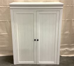 Open Box: Aubrey Modular Storage Cabinet Hutch (36"W x 48"H) - Dutch White