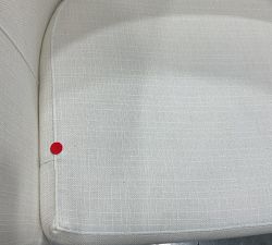 Open Box: Hyde Upholstered Swivel Armchair - Basketweave Slub Ivory