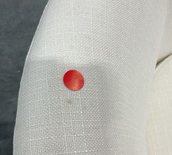 Open Box: Hyde Upholstered Swivel Armchair - Basketweave Slub Ivory