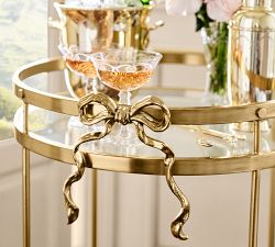 LoveShackFancy Bow Bar Cart (19.5")