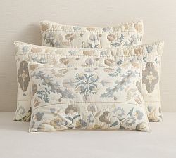 Molly Suzani Embroidered Quilted Sham