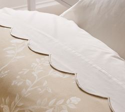 Scalloped Embroidered Sheet Set