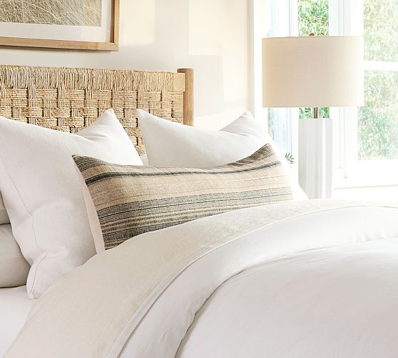 Striped Lumbar Pillow