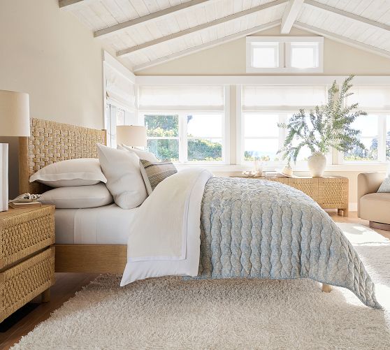 Coral Reef Embroidered Quilt by Pottery Barn