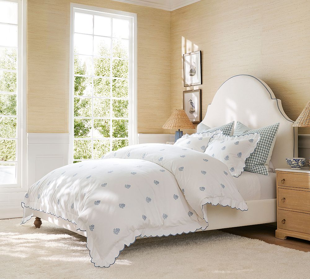 Full/Queen Gemma Embroidered Duvet Cover
