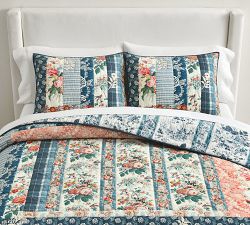 Bridgette Vintage Floral Reversible Quilted Sham