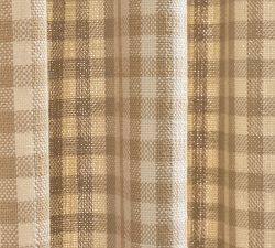 Blaine Check Café Curtain - Set of 2