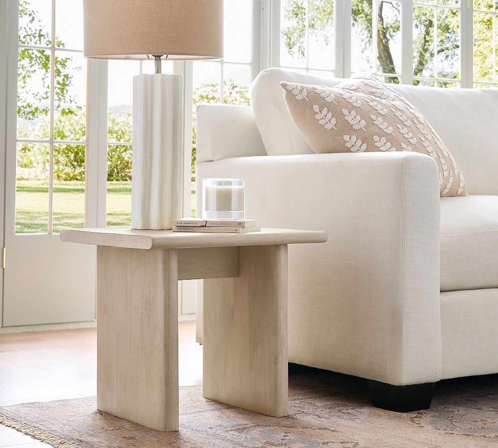 Cayman Rectangular Side Table (20") by Pottery Barn