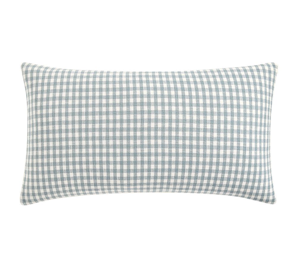 Blaine Check Sham - Light Blue, King
