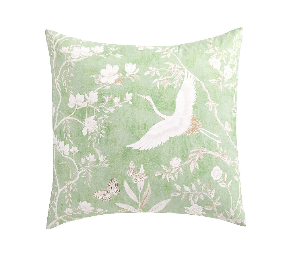 Veranda Percale Sham - Green Multi, Euro