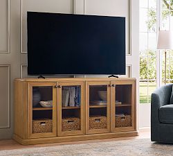 Hartford Glass Media Console (65")