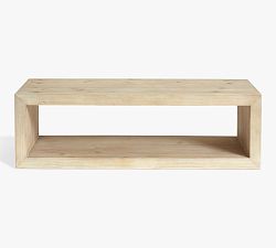 Open Box: Folsom Rectangular Coffee Table (58") - Desert Pine
