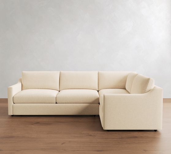 Beaumont 3-Piece Sectional (121") by Pottery Barn