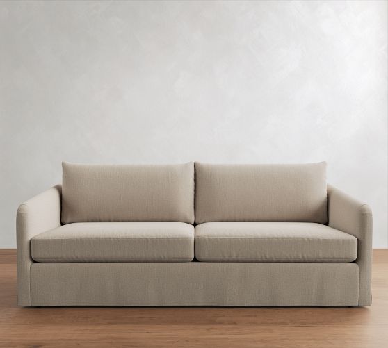 Charlotte Slipcovered Sofa (62"-86") by Pottery Barn
