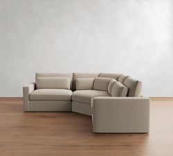 Westwood Square Arm 4-Piece Wedge Sectional (155")