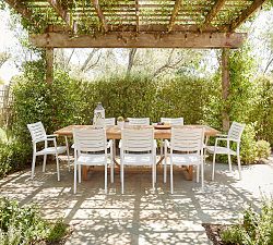 Pimenta 9-Piece Rectangular Outdoor Dining Table with Marshall Dining Armchair Set