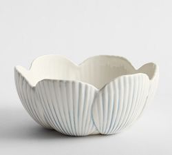 Enchanted Sea Figural Stoneware Serving Bowl