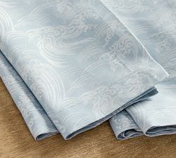 Ocean Waves Cotton Napkins - Set of 4