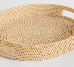 Tava Handwoven Oval Handled Tray