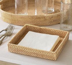 Tava Handwoven Square Napkin Holder