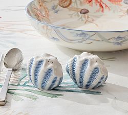 Enchanted Sea Stoneware Salt &amp; Pepper Shakers