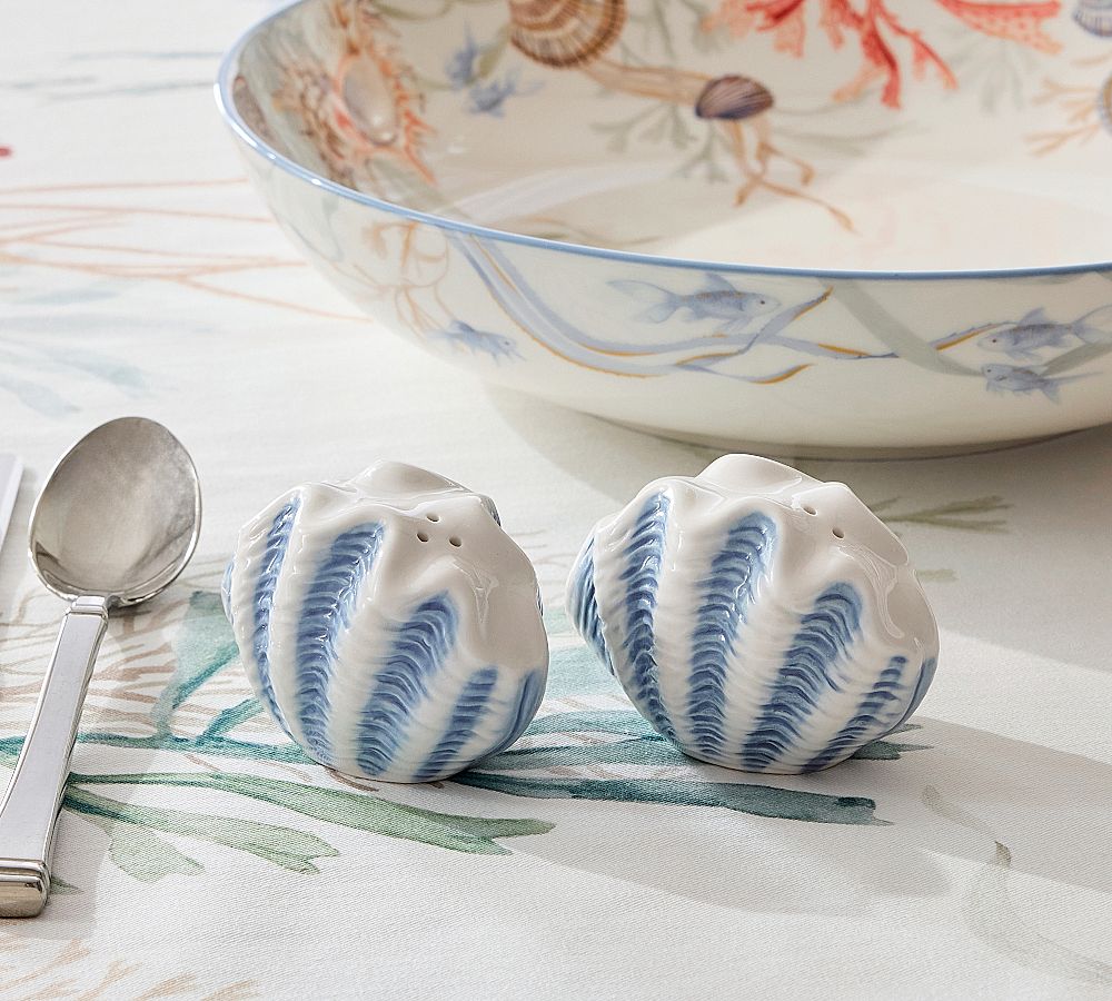 Enchanted Sea Stoneware Salt & Pepper Shakers