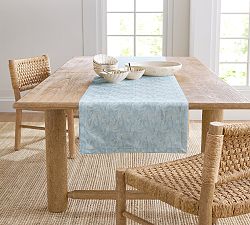 Ocean Waves Cotton Table Runner