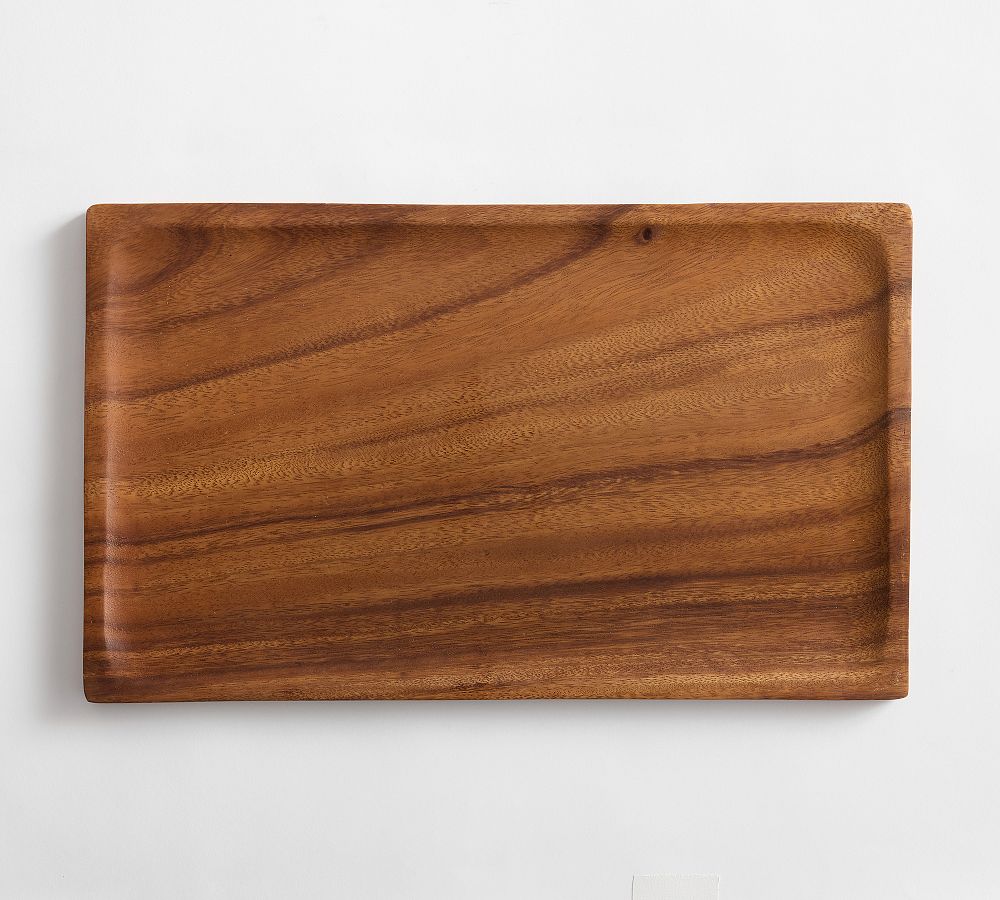 Acacia Wood Rectangular Cheese Boards - Medium - Brown