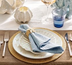 Ocean Waves Cotton Napkins - Set of 4