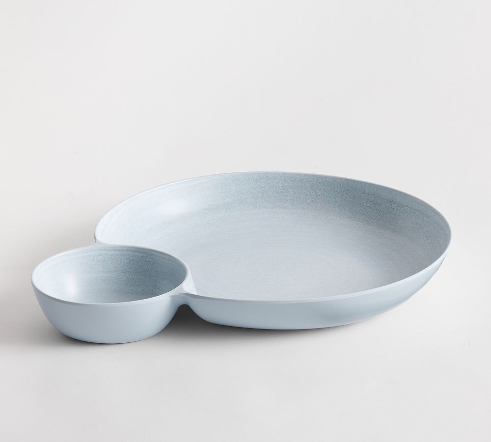 Larkin Melamine Chip & Dip Server