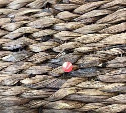 Open Box: Seagrass Handcrafted Divided Hamper - Raleigh