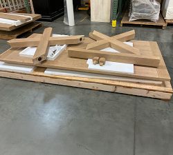 Open Box: Toscana Extendable Dining Table (60"-84") - Seadrift