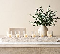 Wood Candle Holder Centerpiece