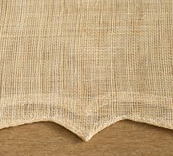 Sully Scalloped Abaca Placemats - Set of 4