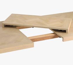 Blair Herringbone Extendable Dining Table (86"-106")