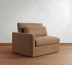 Build Your Own Westwood Slim Arm Deep Seat Leather Sectional